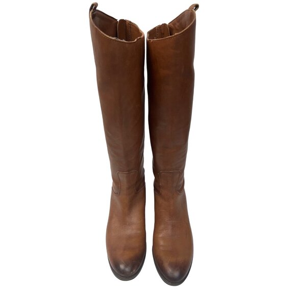 Sam Edelman Penny Whiskey Leather Tall Riding Boots - Picture 4 of 16